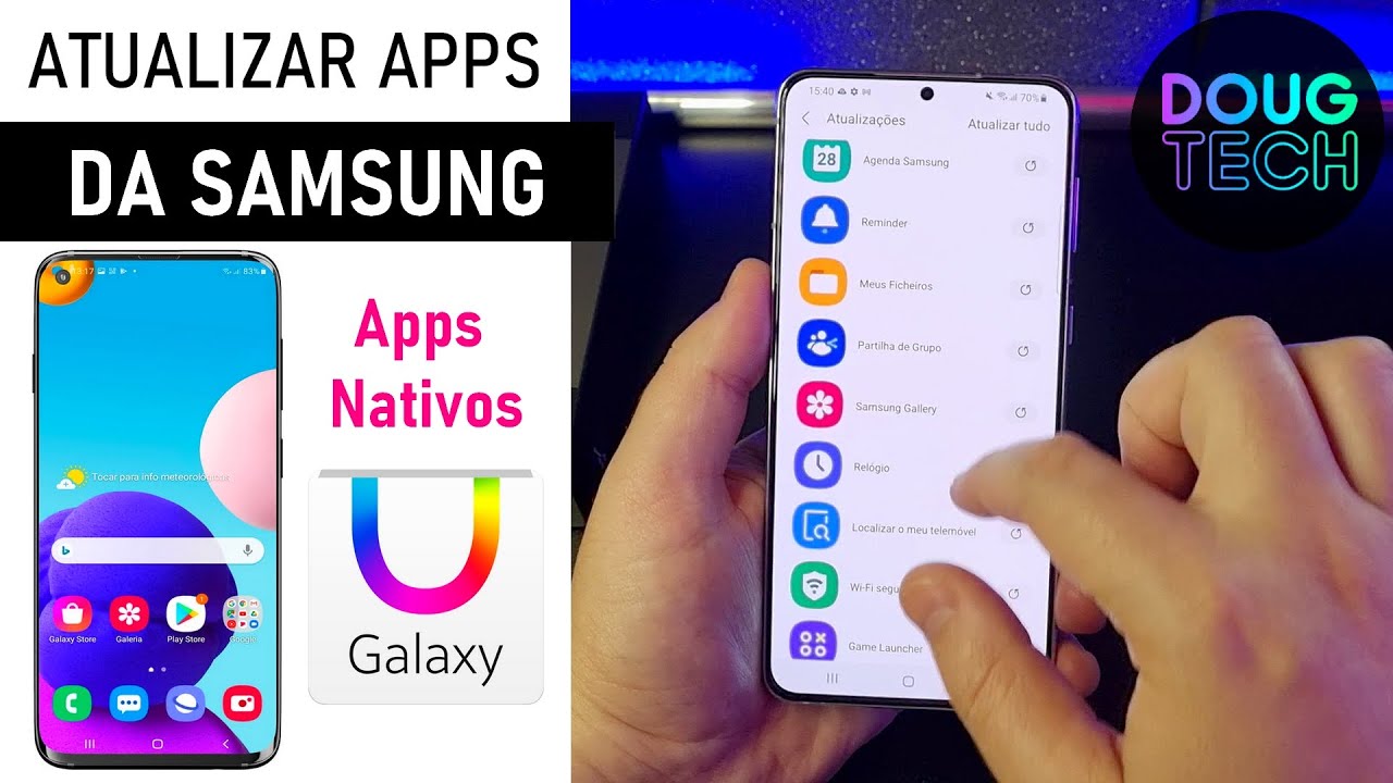 Como ATUALIZAR os Aplicativos da SAMSUNG