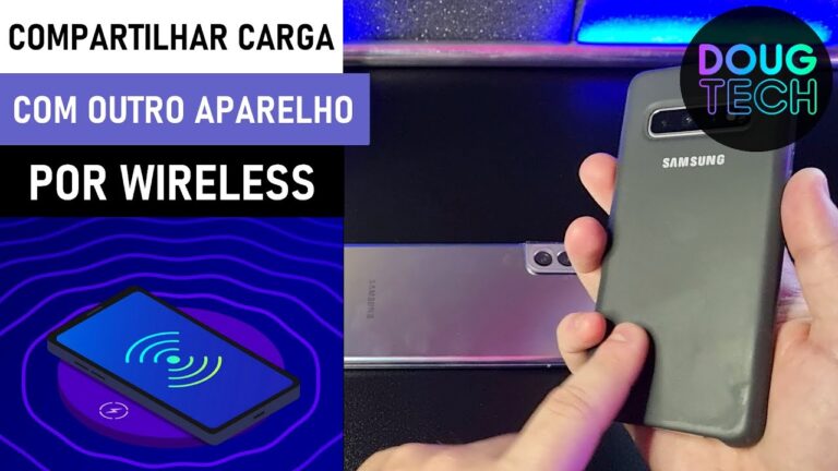 Como Compartilhar BATERIA (SEM FIO) no Samsung