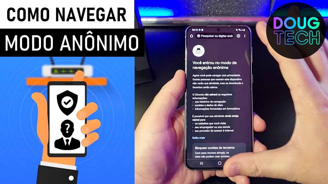 Como Navegar ANÔNIMO na INTERNET no Samsung