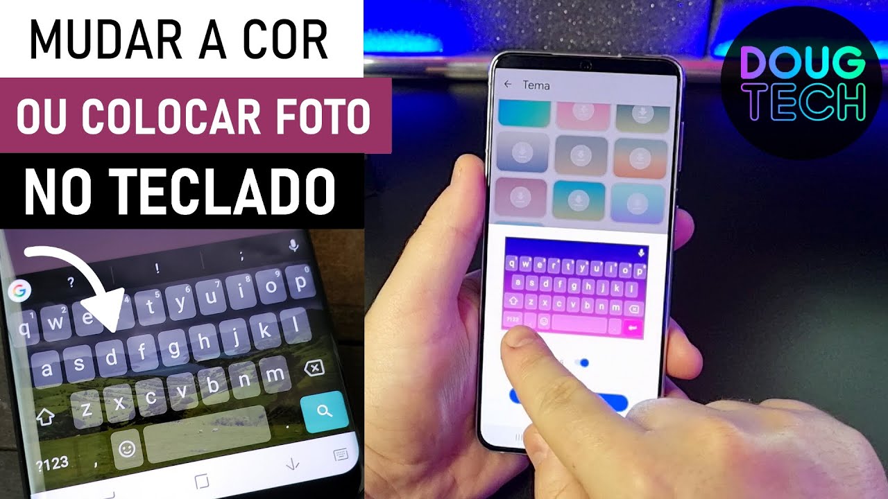 Como Personalizar o TECLADO no Samsung