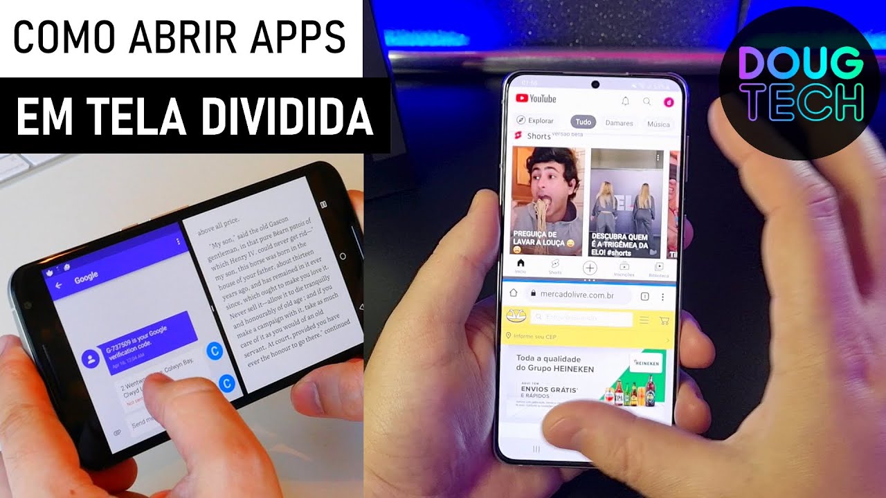 Como abrir Apps em TELA DIVIDIDA no Samsung