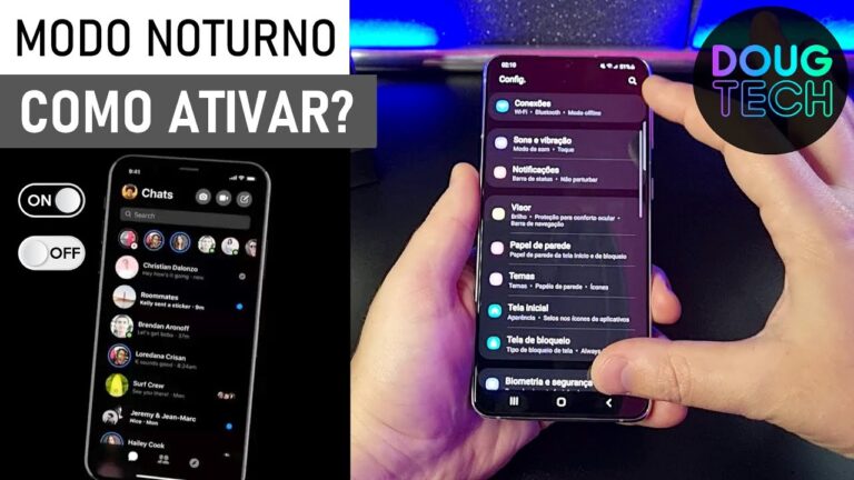 Como Ativar/Desativar o MODO ESCURO no Samsung