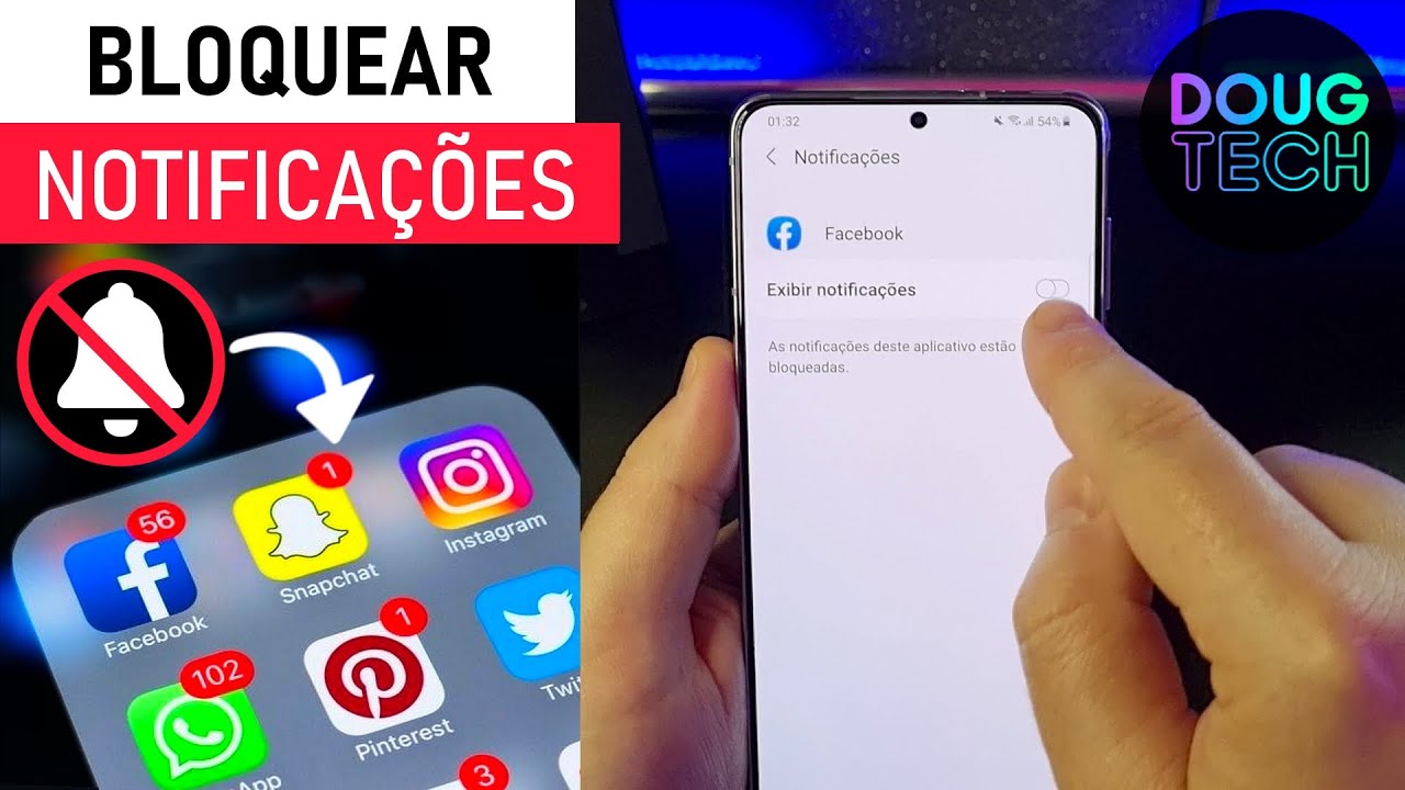 Como Bloquear/Ocultar NOTIFICAÇÕES de Apps no Samsung