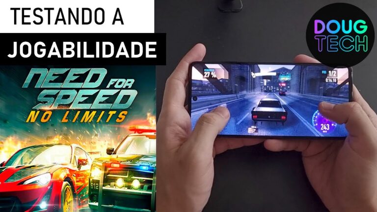Jogando o Need For Speed No Limits no Samsung Galaxy A71