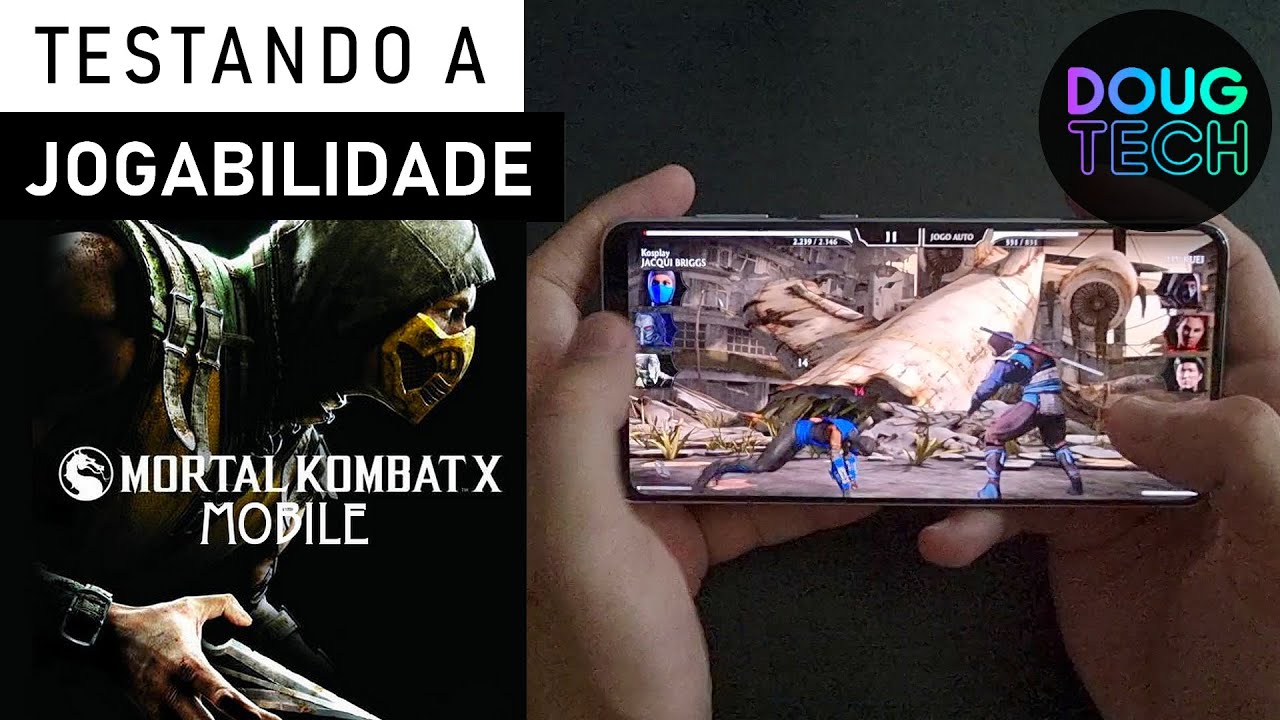 Jogando o Mortal Kombat no Samsung Galaxy S21 Plus