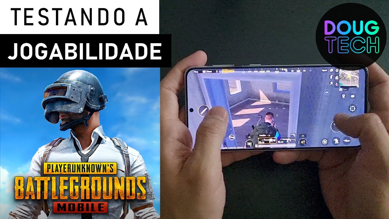 Jogando o PUBG no Samsung Galaxy S21 Plus