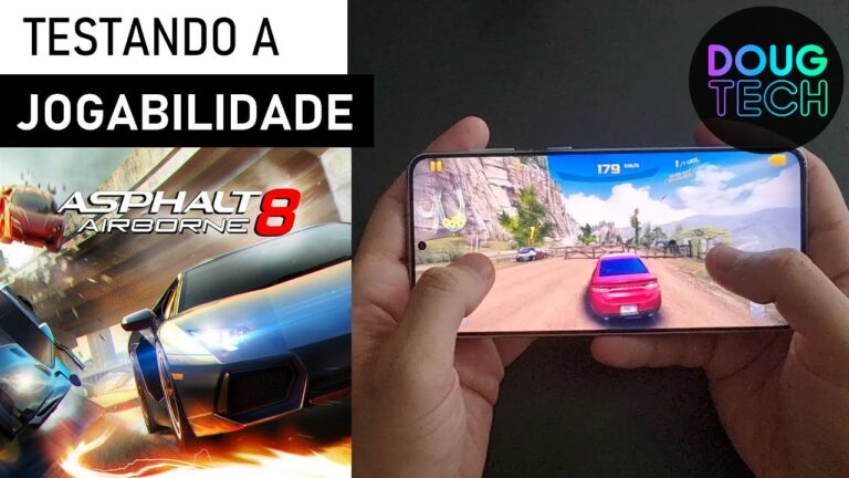 Jogando o Asphalt 8 Airborne no Samsung Galaxy S21 Plus