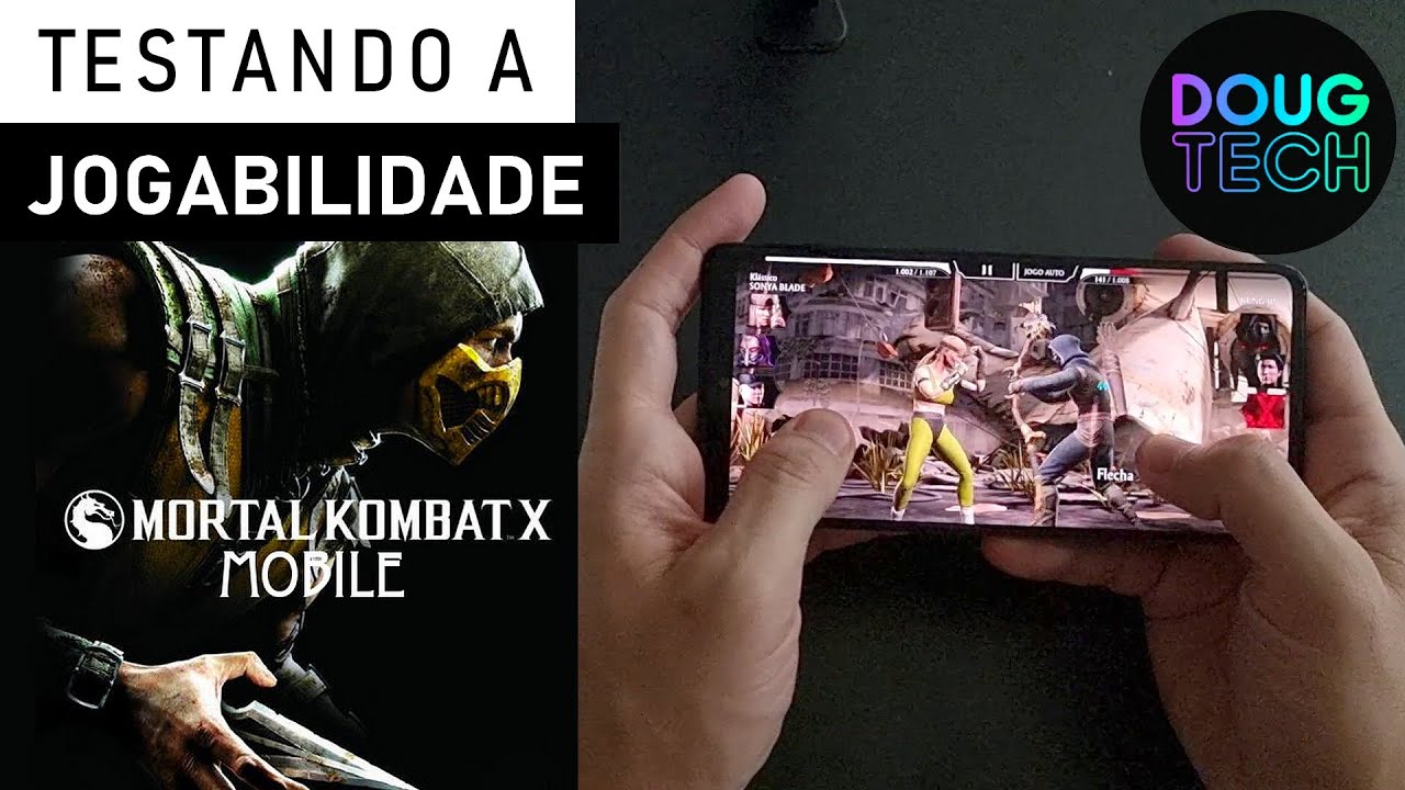 Jogando o Mortal Kombat no Samsung Galaxy A71