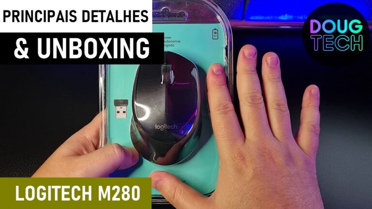 Mouse Logitech M280 (Unboxing & Review) VALE A PENA ESTE MODELO?