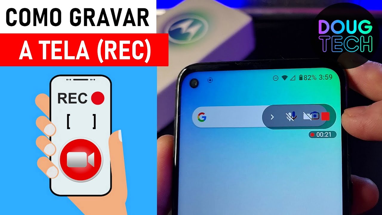Como GRAVAR a TELA do Motorola