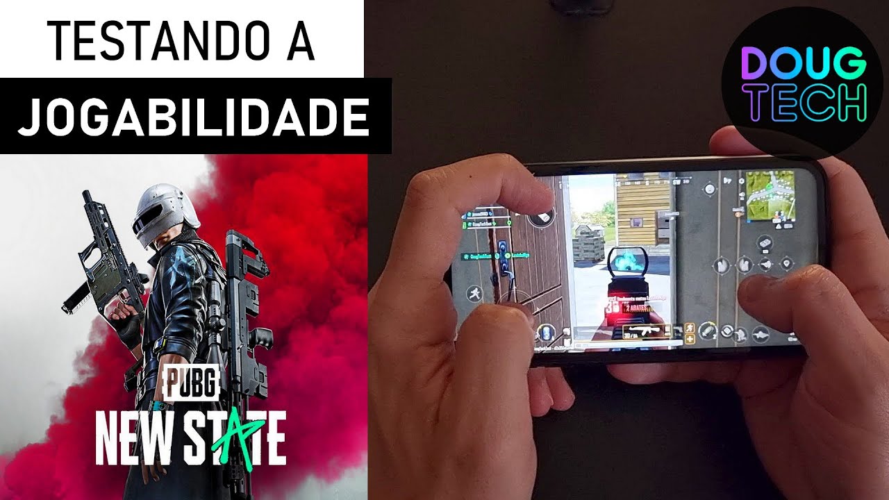 Jogando o PUBG New State no iPhone XR