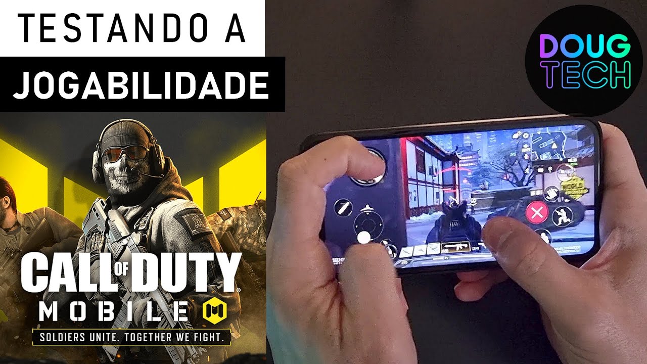 Jogando o Call of Duty no iPhone XR