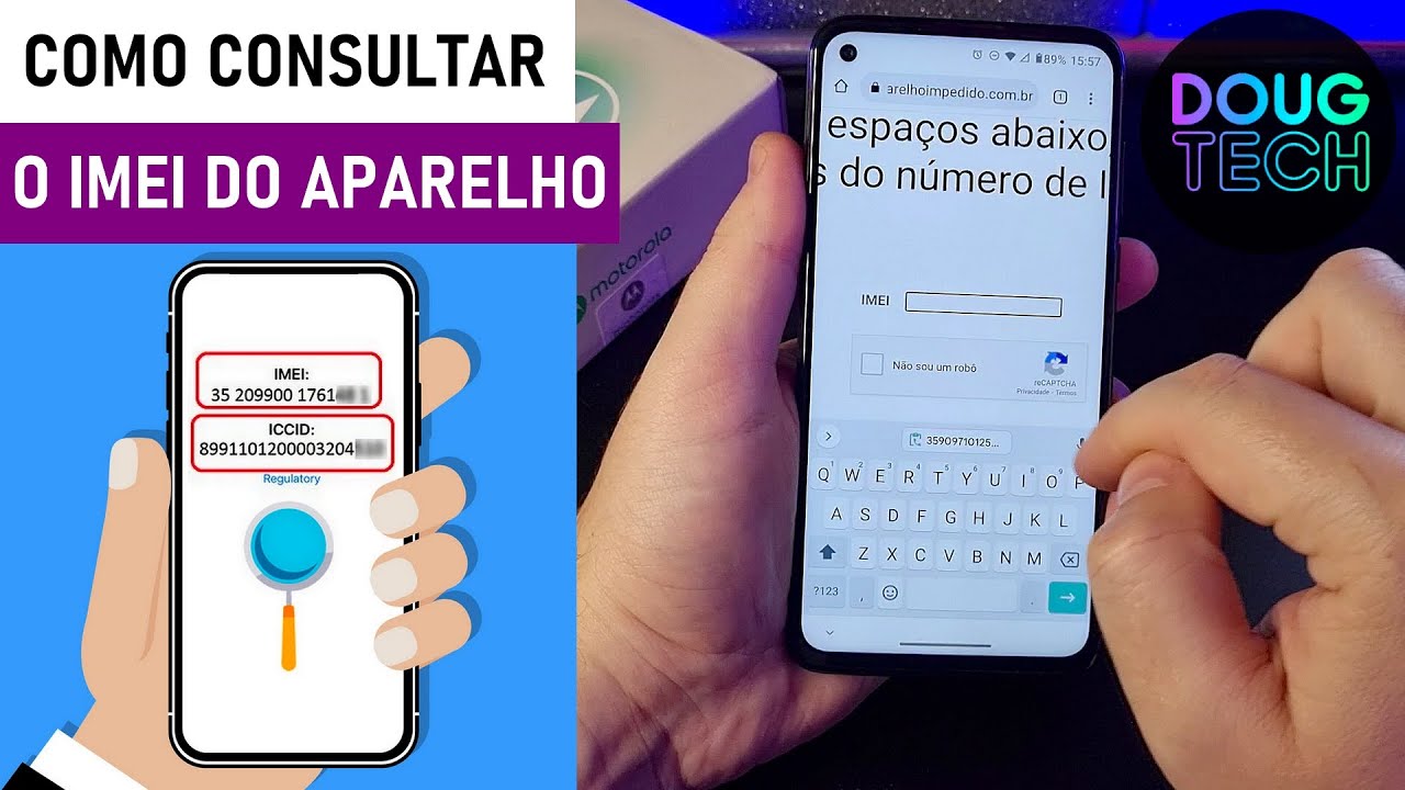 Como encontrar o IMEI e Verificar BLOQUEIO no Motorola