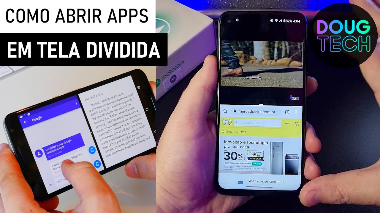 Como abrir Apps em TELA DIVIDIDA no Motorola