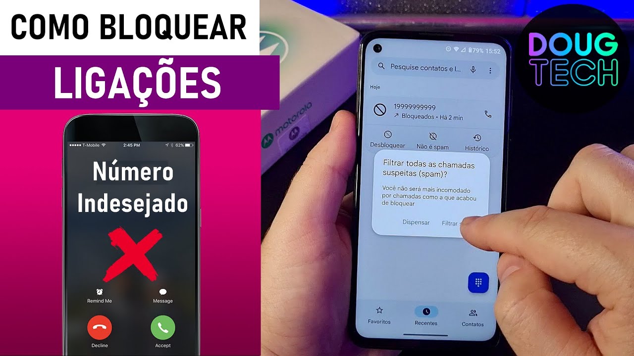 Como BLOQUEAR Chamadas no Motorola