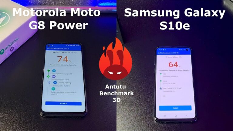 Motorola Moto G8 Power vs Samsung Galaxy S10e – DUELO ANTUTU BENCHMARK 🚀