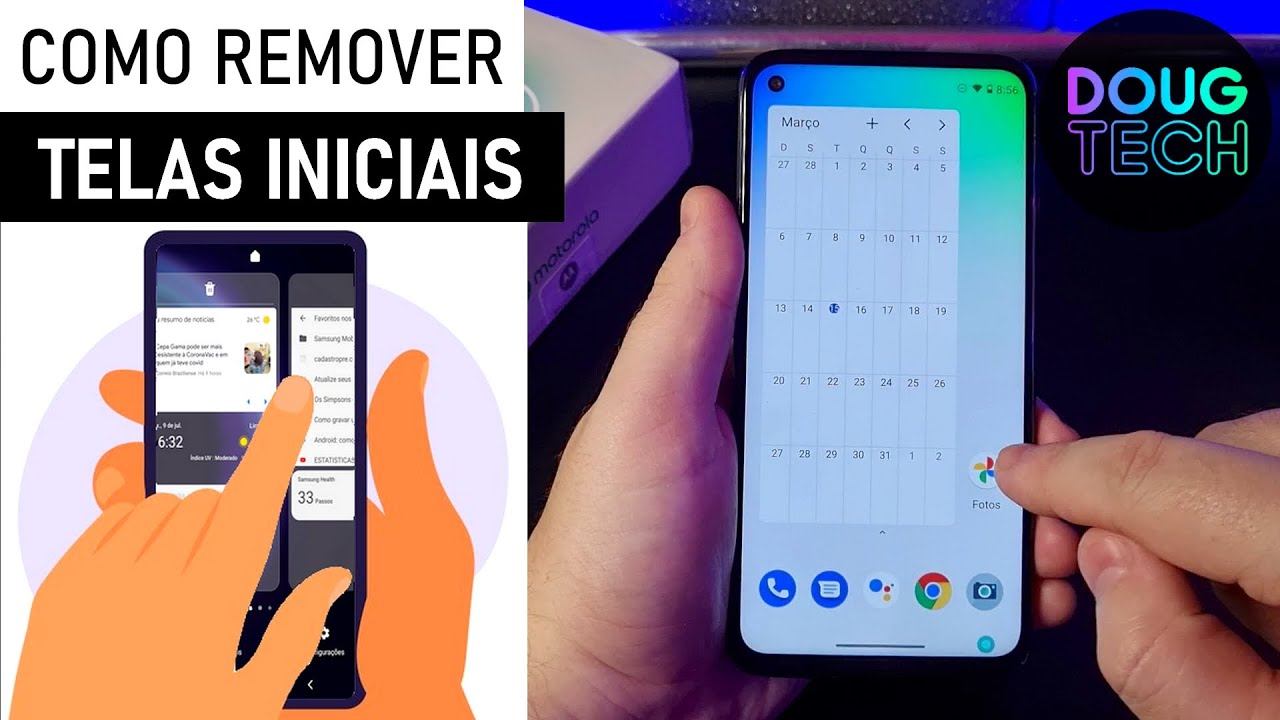 Como Remover TELAS INICIAIS SEM USO do Motorola