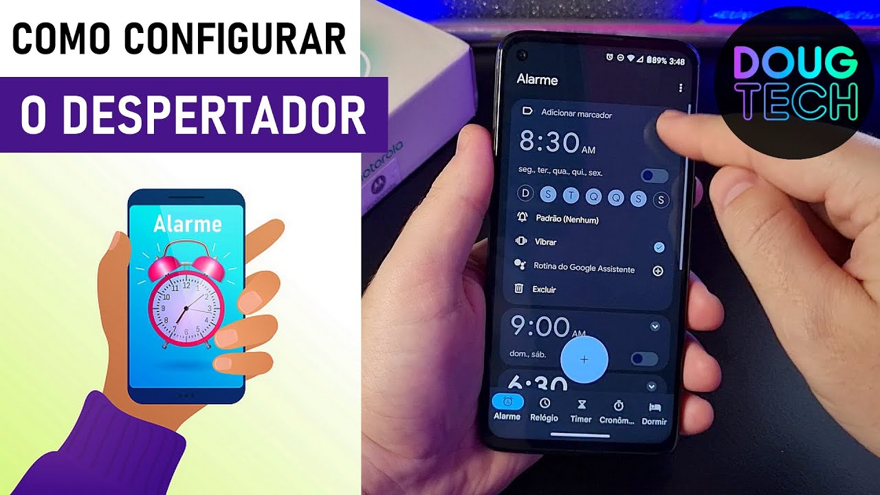 Como Configurar o DESPERTADOR no Motorola