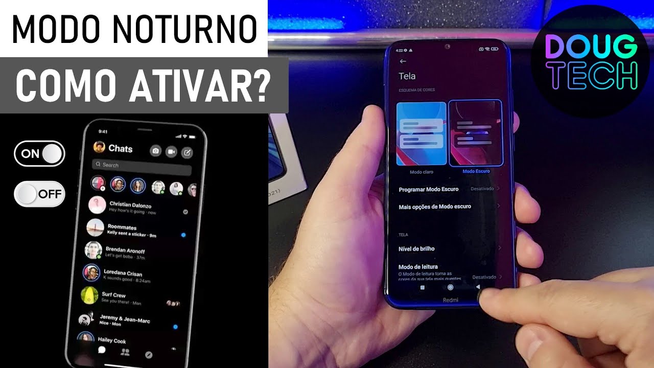 Como Ativar/Desativar o MODO ESCURO no Xiaomi