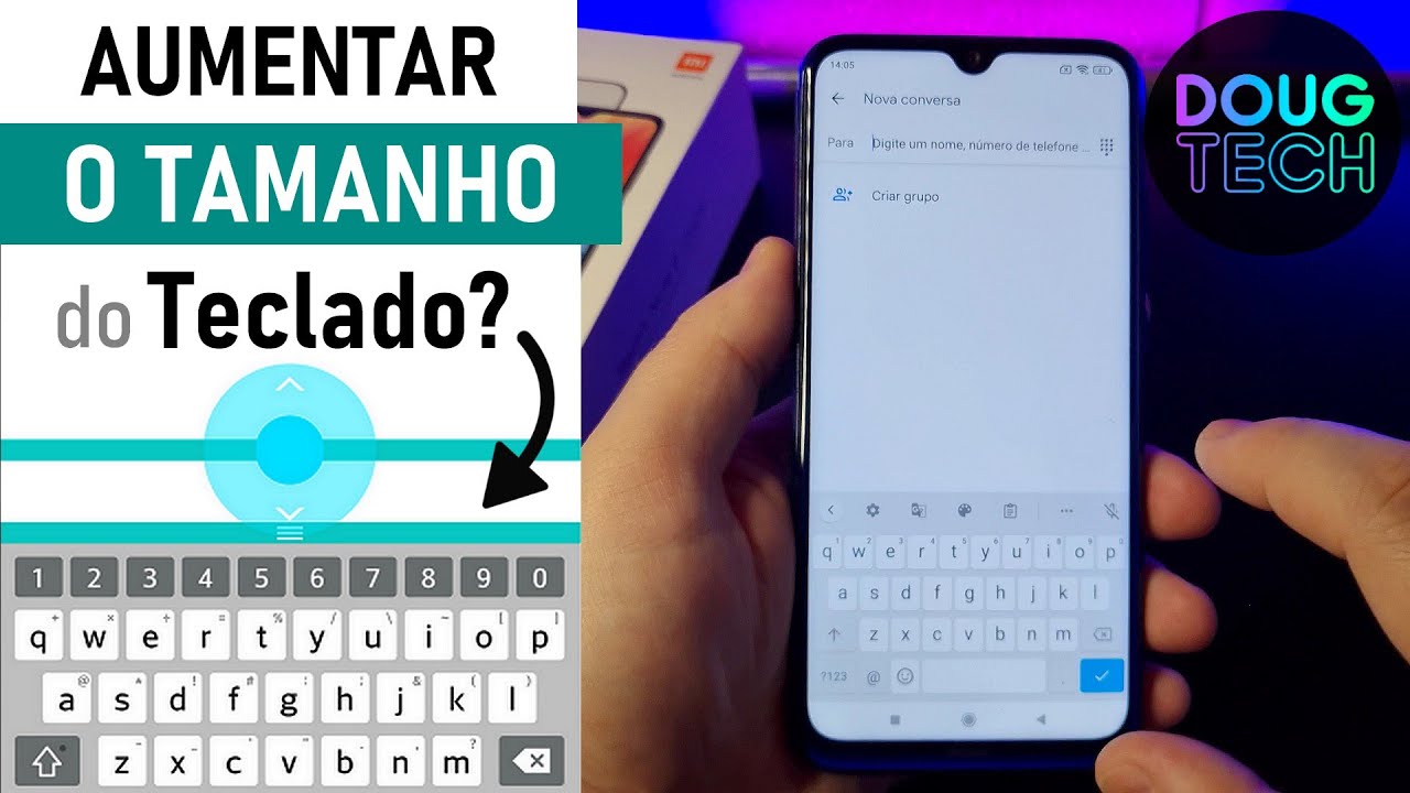 Como Ajustar o TAMANHO do TECLADO no Xiaomi