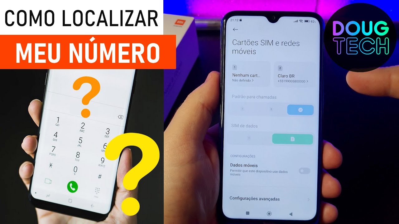 Como Localizar seu PRÓPRIO NÚMERO no Xiaomi