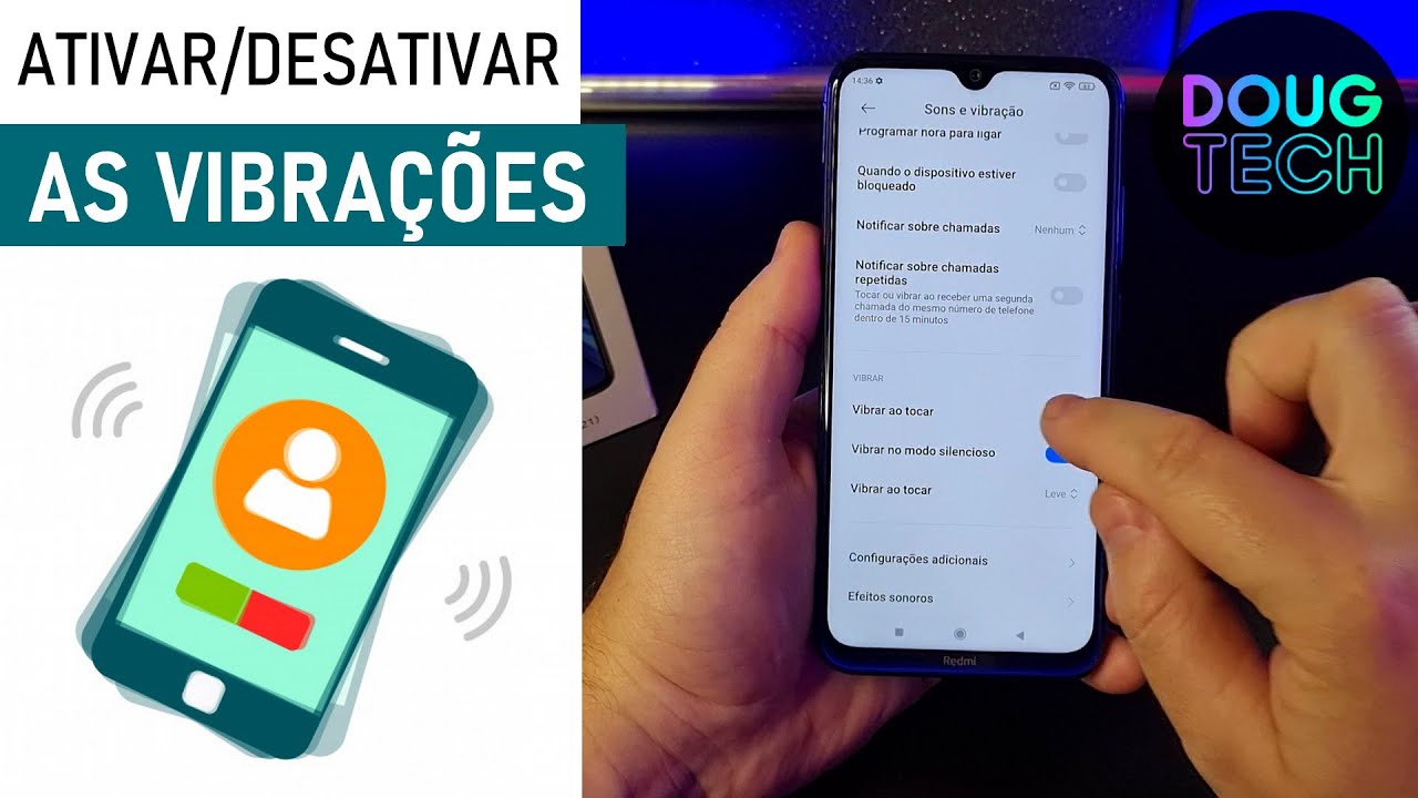 Como Ativar/Desativar as VIBRAÇÕES do Xiaomi