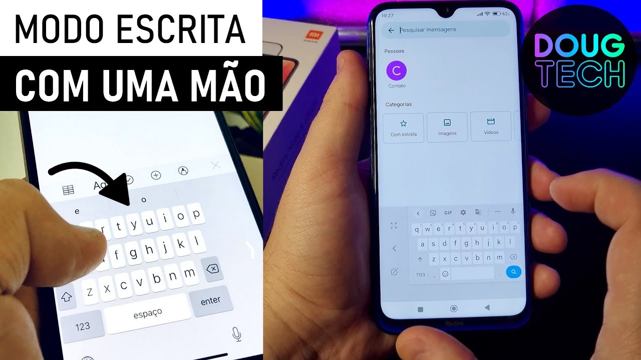 Como ajustar o TECLADO para UMA MÃO no Xiaomi