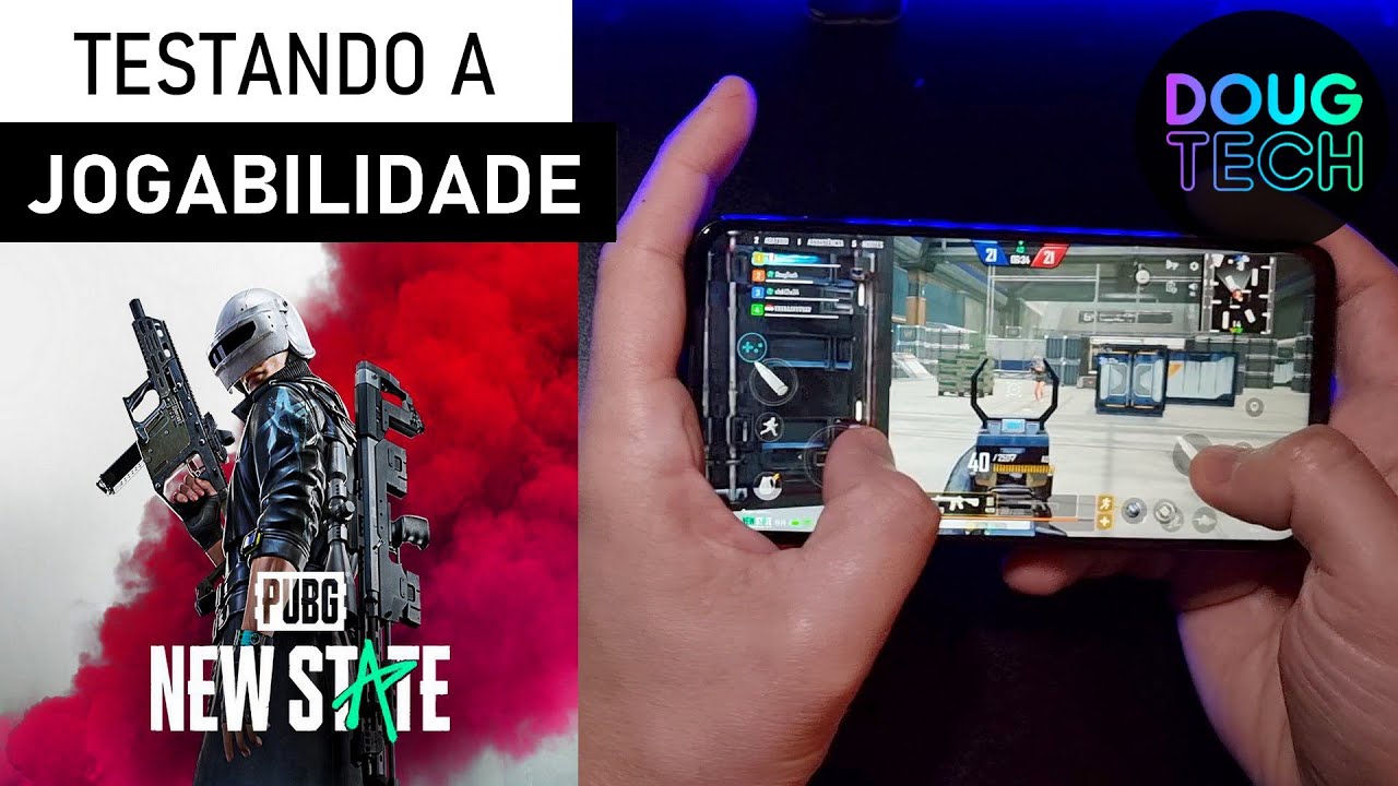 Jogando o PUBG New State no Motorola Moto G8 Power