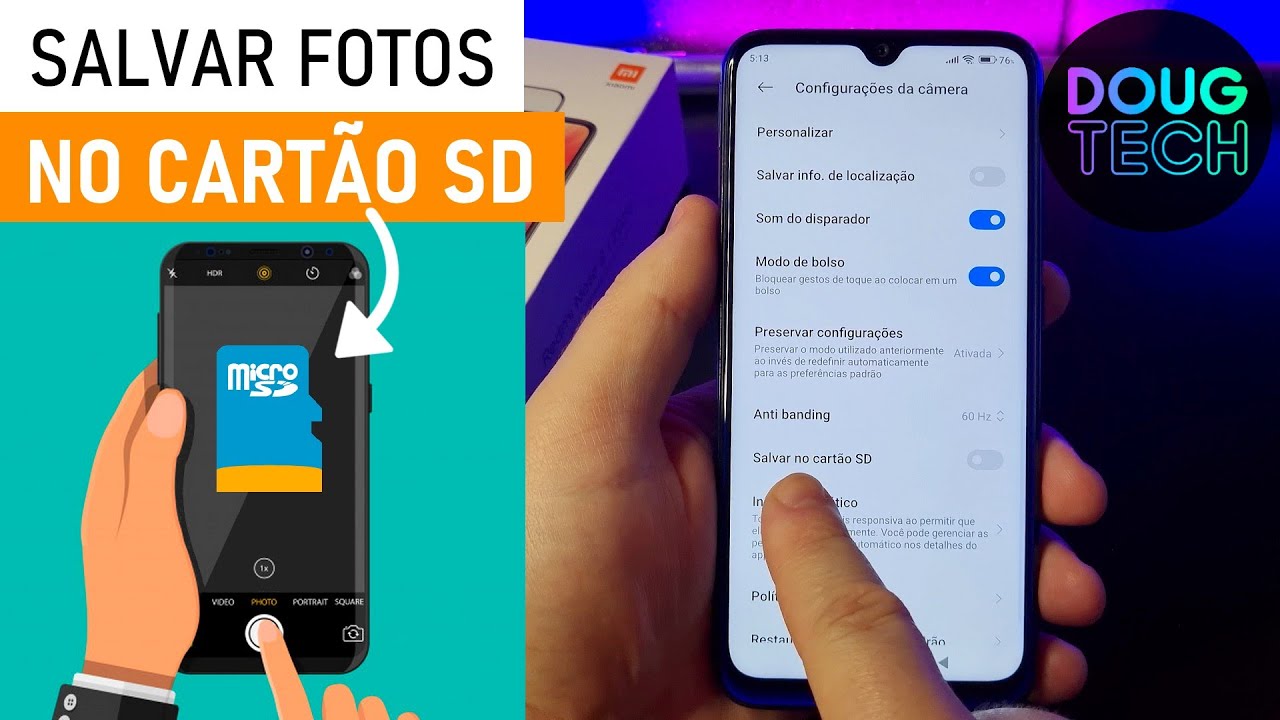 Como Salvar as FOTOS da Câmera DIRETAMENTE no CARTÃO SD no Xiaomi