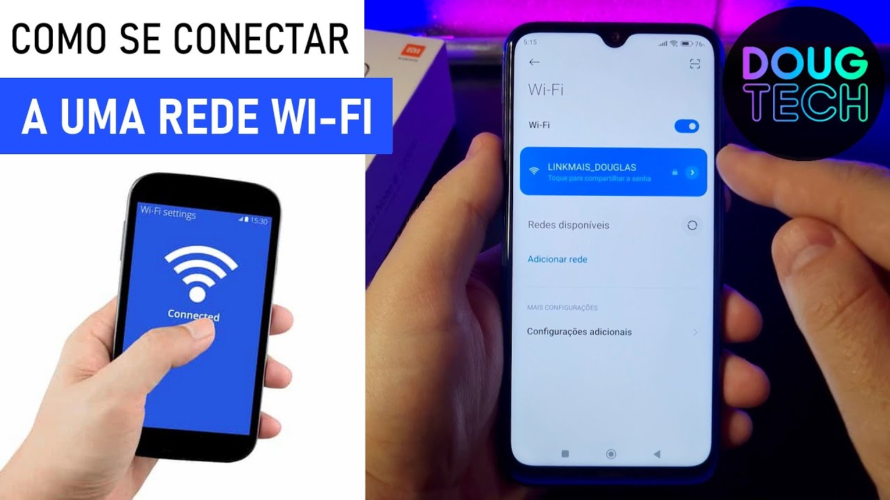 Como se CONECTAR em uma Rede WI-FI no Xiaomi