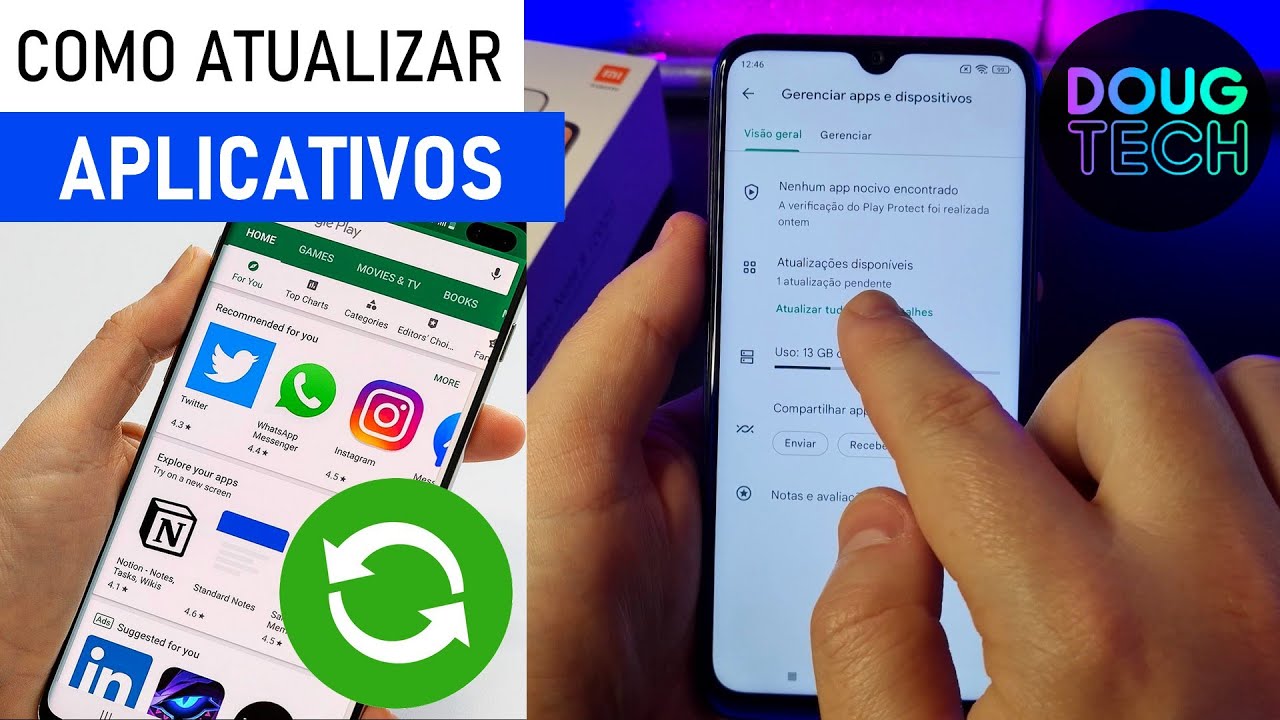Como ATUALIZAR os Aplicativos no Xiaomi