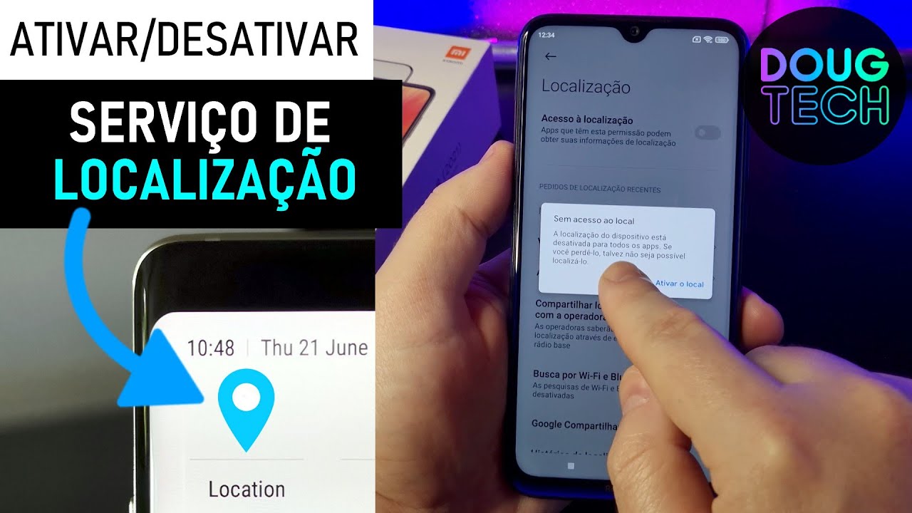 Como Ativar/Desativar a LOCALIZAÇÃO (GPS) no Xiaomi