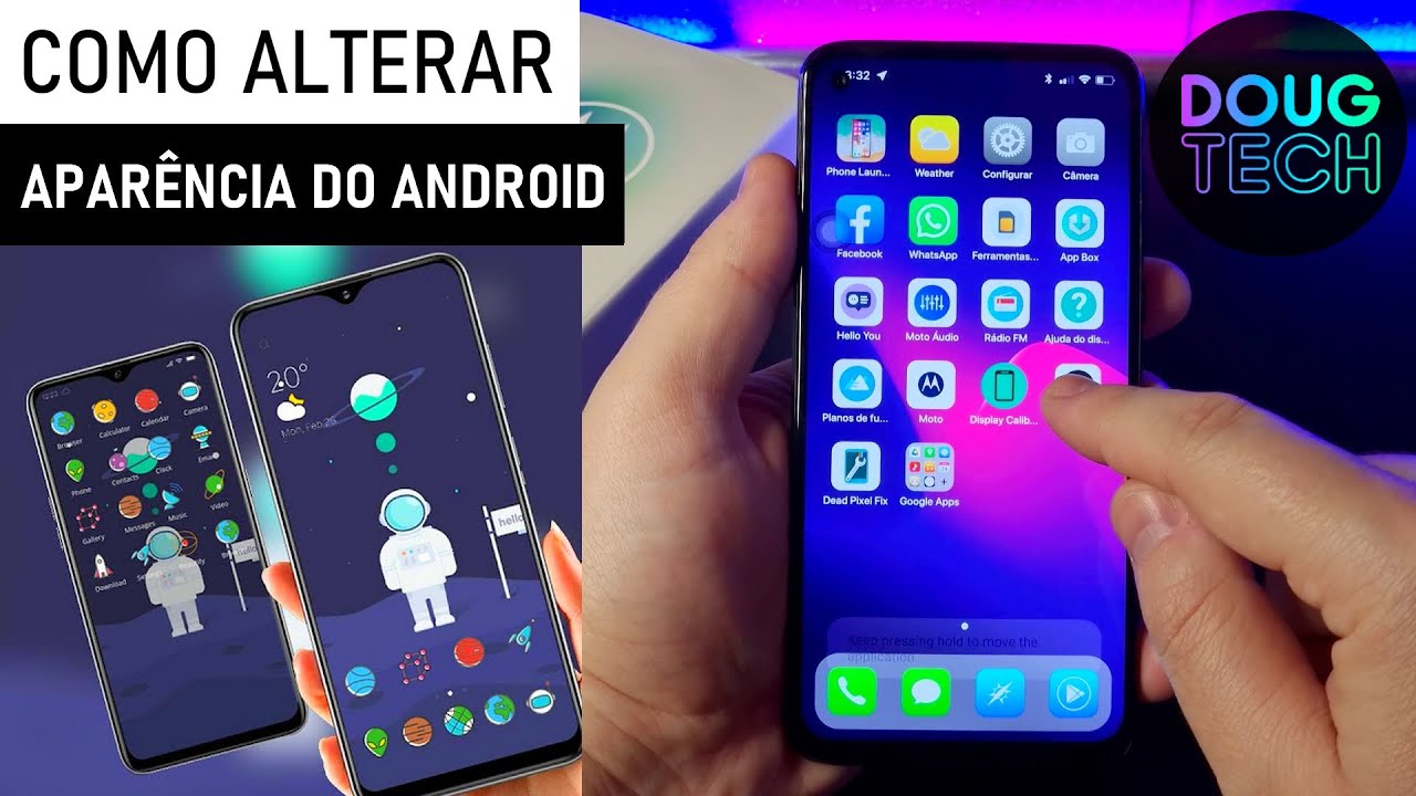 Como Mudar a APARÊNCIA do ANDROID no Motorola