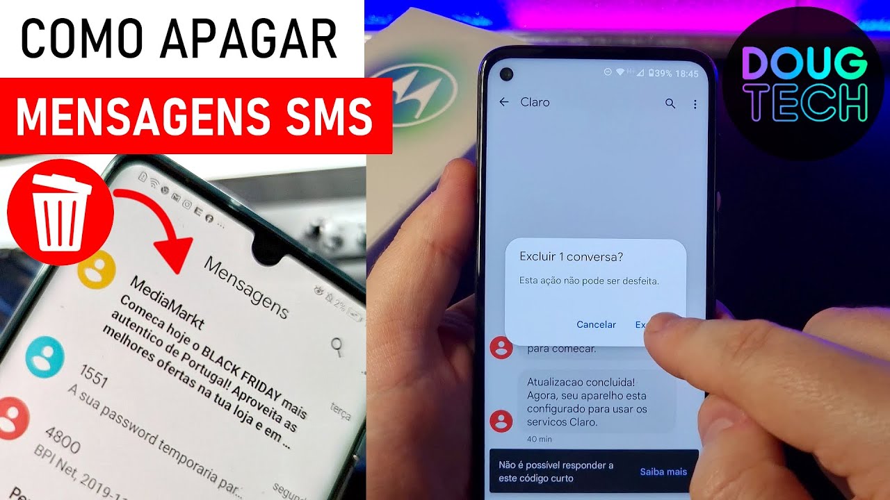 Como APAGAR Mensagens SMS no Motorola