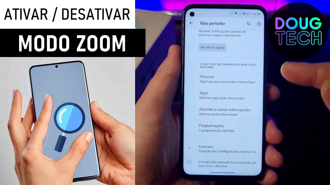 Como Ativar/Desativar o MODO ZOOM no Motorola