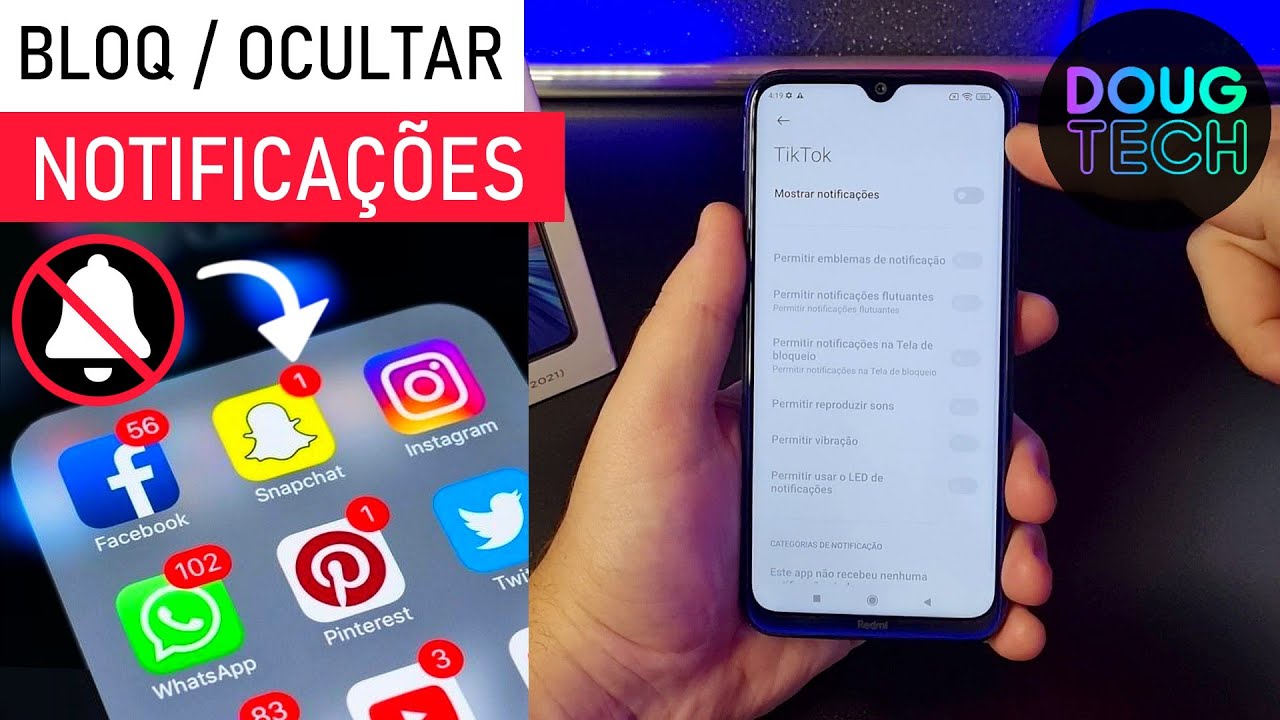 Como Bloquear/Ocultar NOTIFICAÇÕES de Apps no Xiaomi