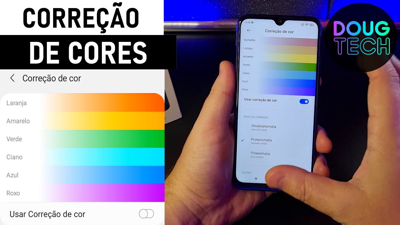 Como Alterar as CORES da TELA no Xiaomi (Para Daltônicos)