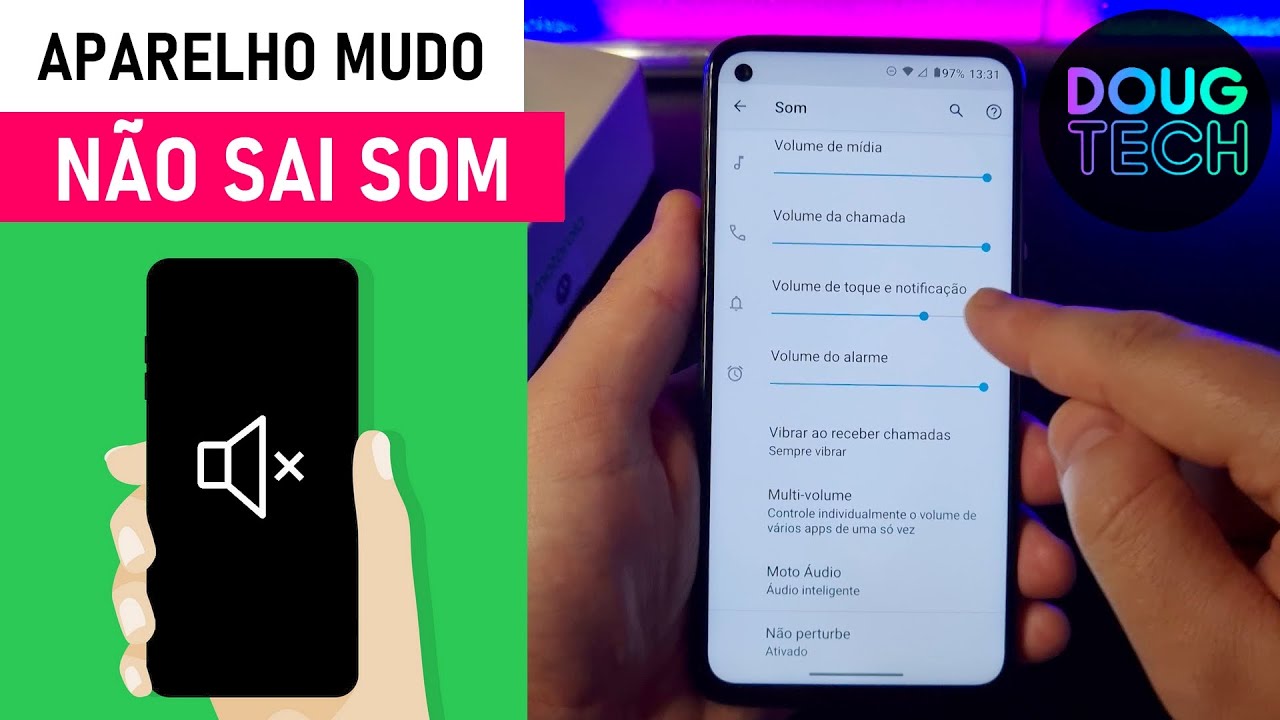 Aparelho MUDO/SEM SOM? O que fazer no Motorola