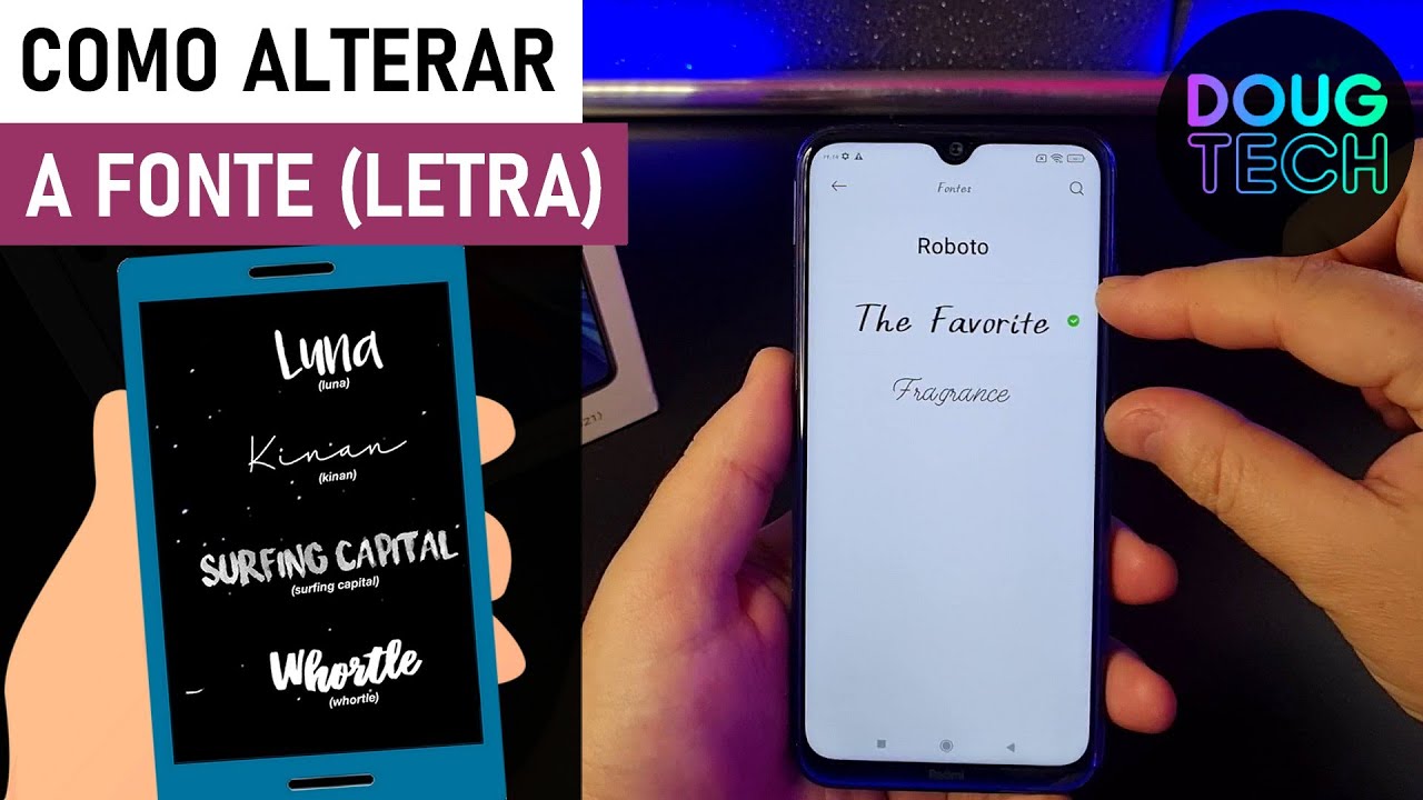 Como Alterar a FONTE das LETRAS no Xiaomi