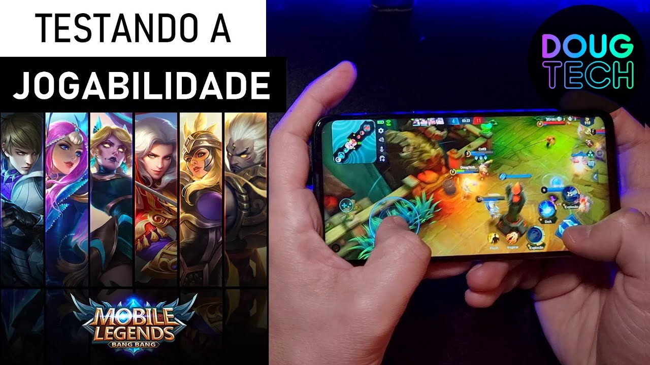 Jogando o Mobile Legends Bang Bang no Motorola Moto G8 Power