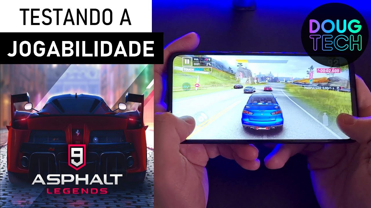 Jogando o Asphalt 9 Legends no Motorola Moto G8 Power