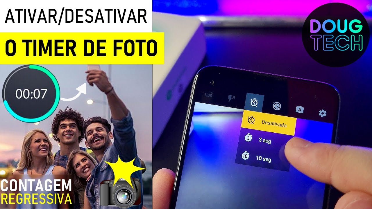 Como Ativar/Desativar a Contagem REGRESSIVA da Câmera no Motorola