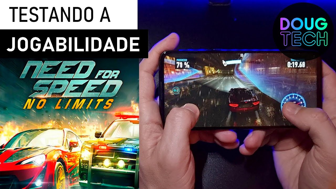 Jogando o Need For Speed No Limits no Motorola Moto G8 Power