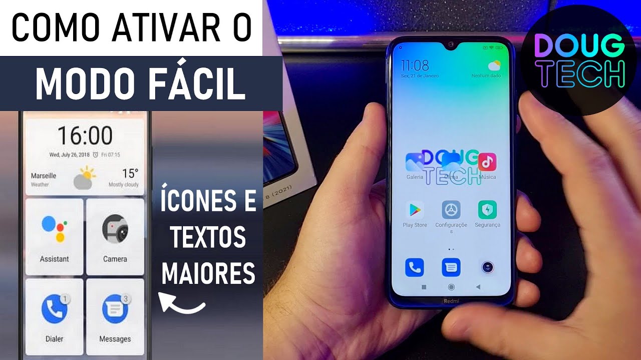 Como Ativar o MODO de uso FÁCIL no Xiaomi