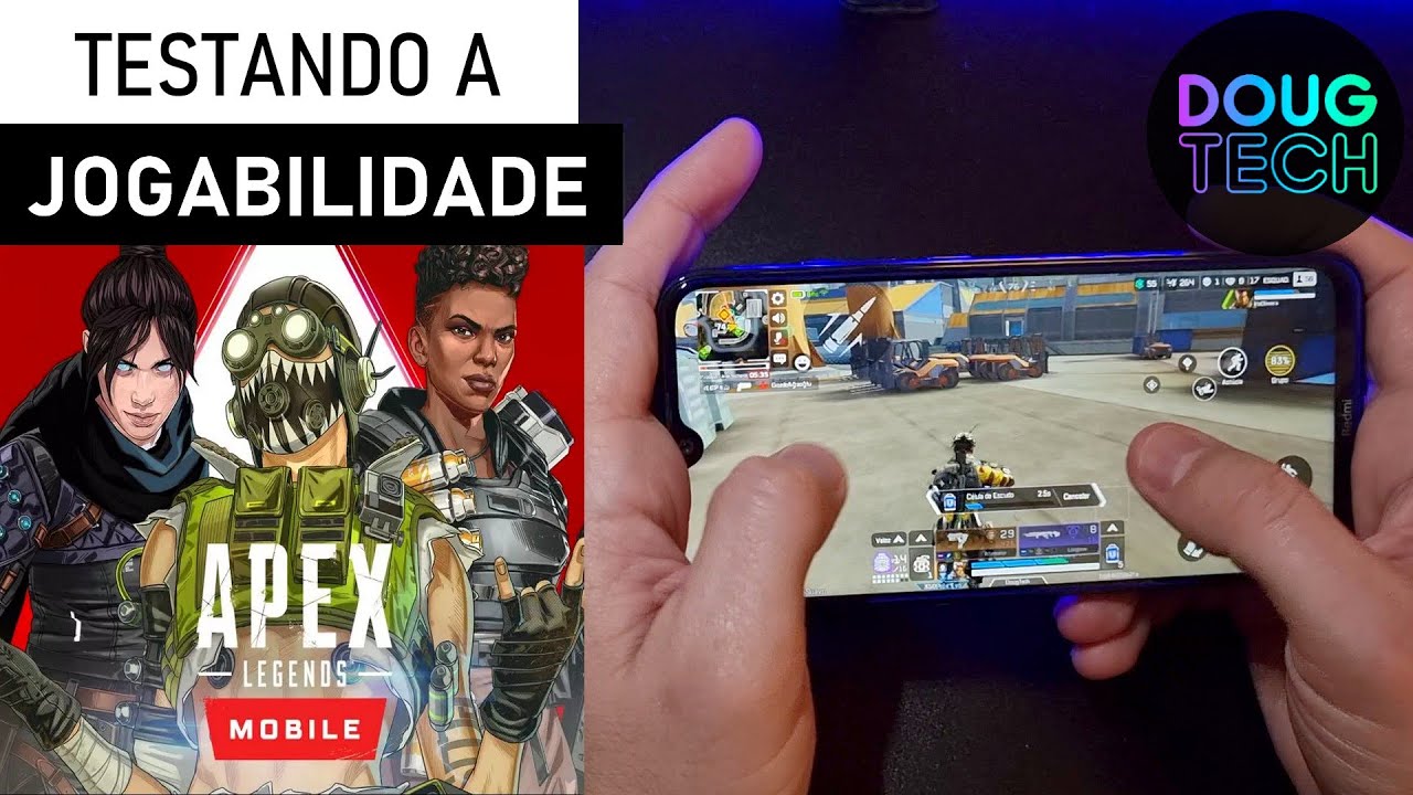 Jogando o Apex Legends no Xiaomi Redmi Note 8