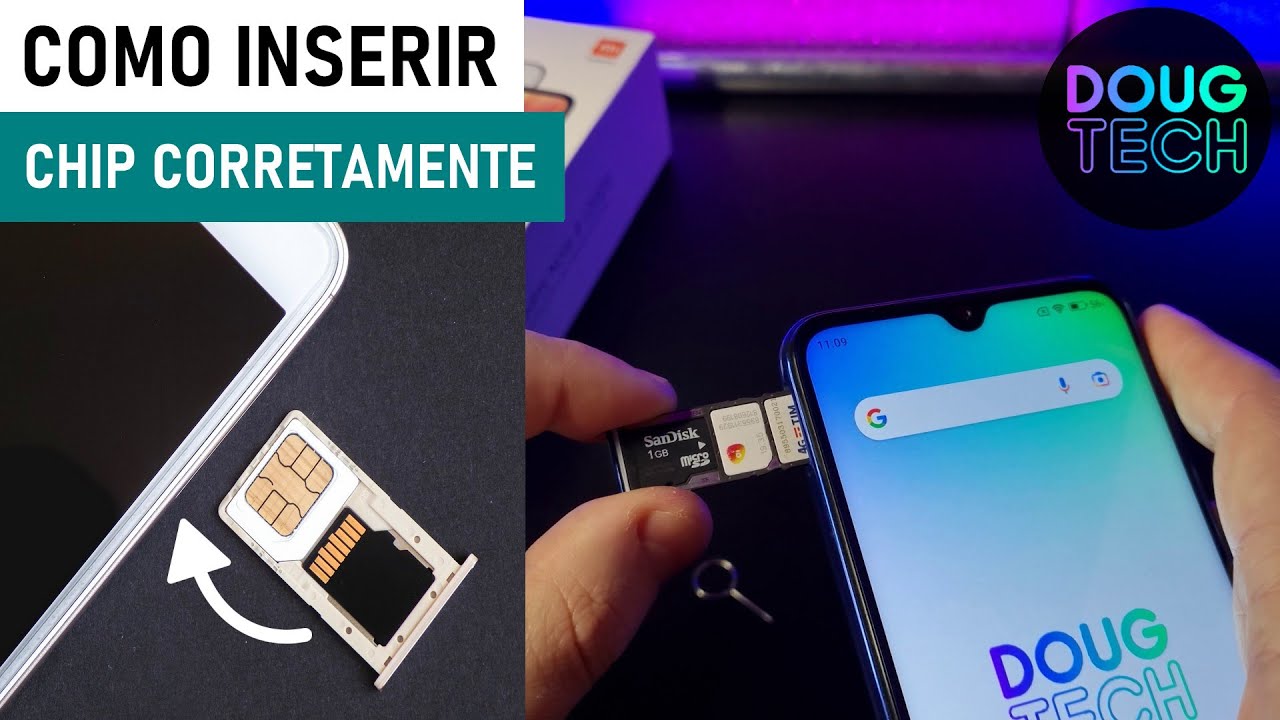 Como Inserir o CHIP/SIM na GAVETA do Xiaomi