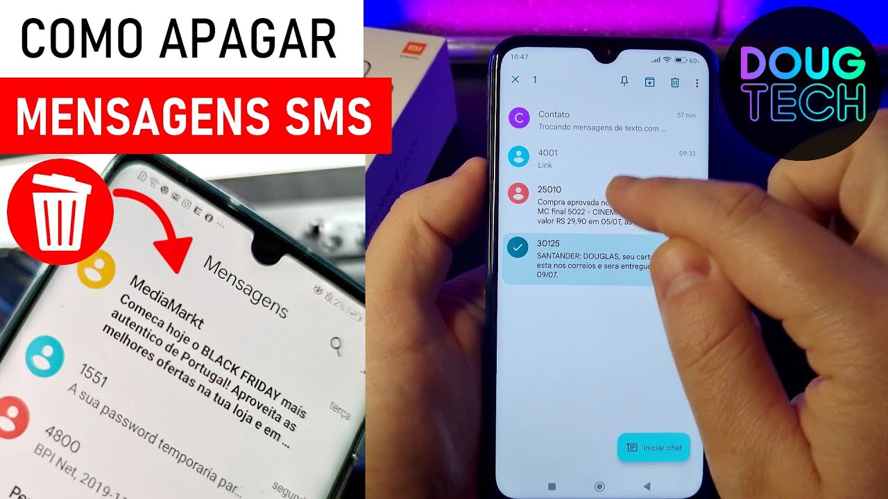 Como APAGAR Mensagens SMS no Xiaomi