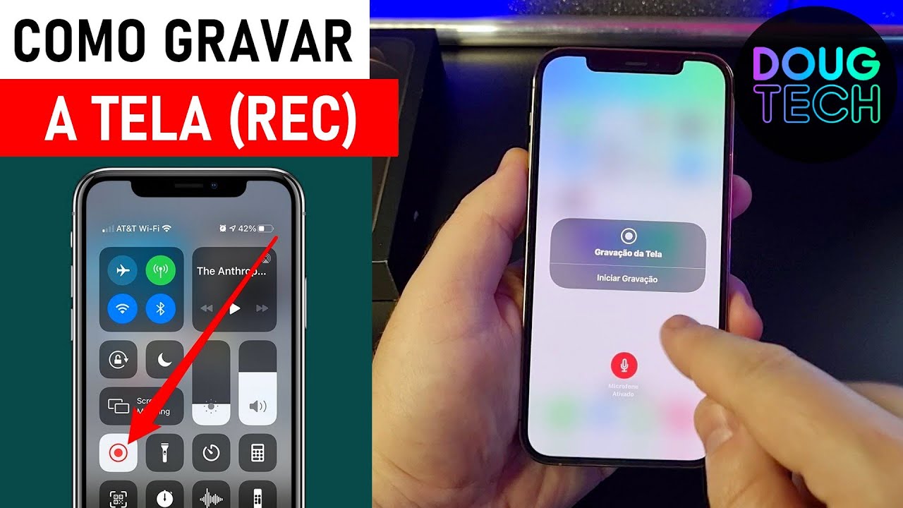 Como GRAVAR a TELA do iPhone