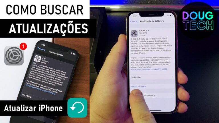 Como ATUALIZAR o iOS do iPhone