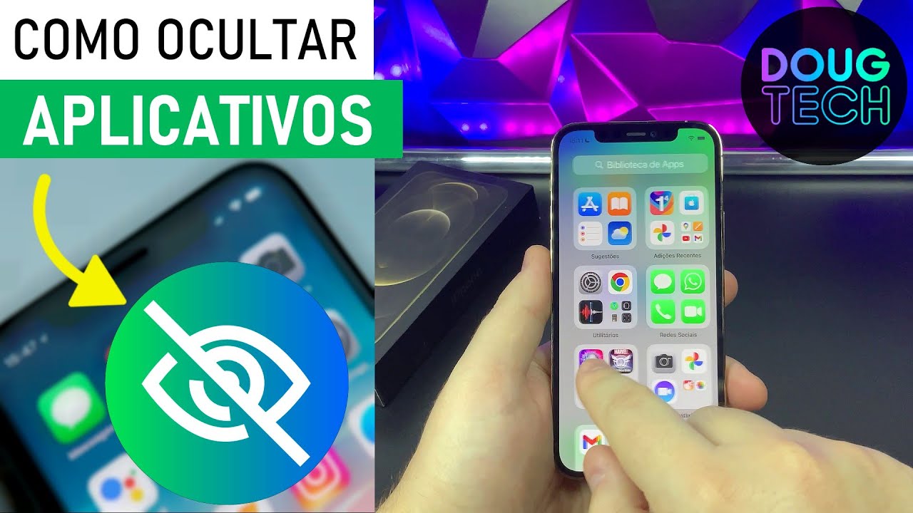 Como OCULTAR Aplicativos no iPhone